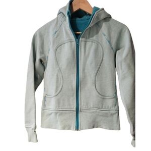 Lululemon Vintage Scuba Zip‎ Up 2-4 Blues